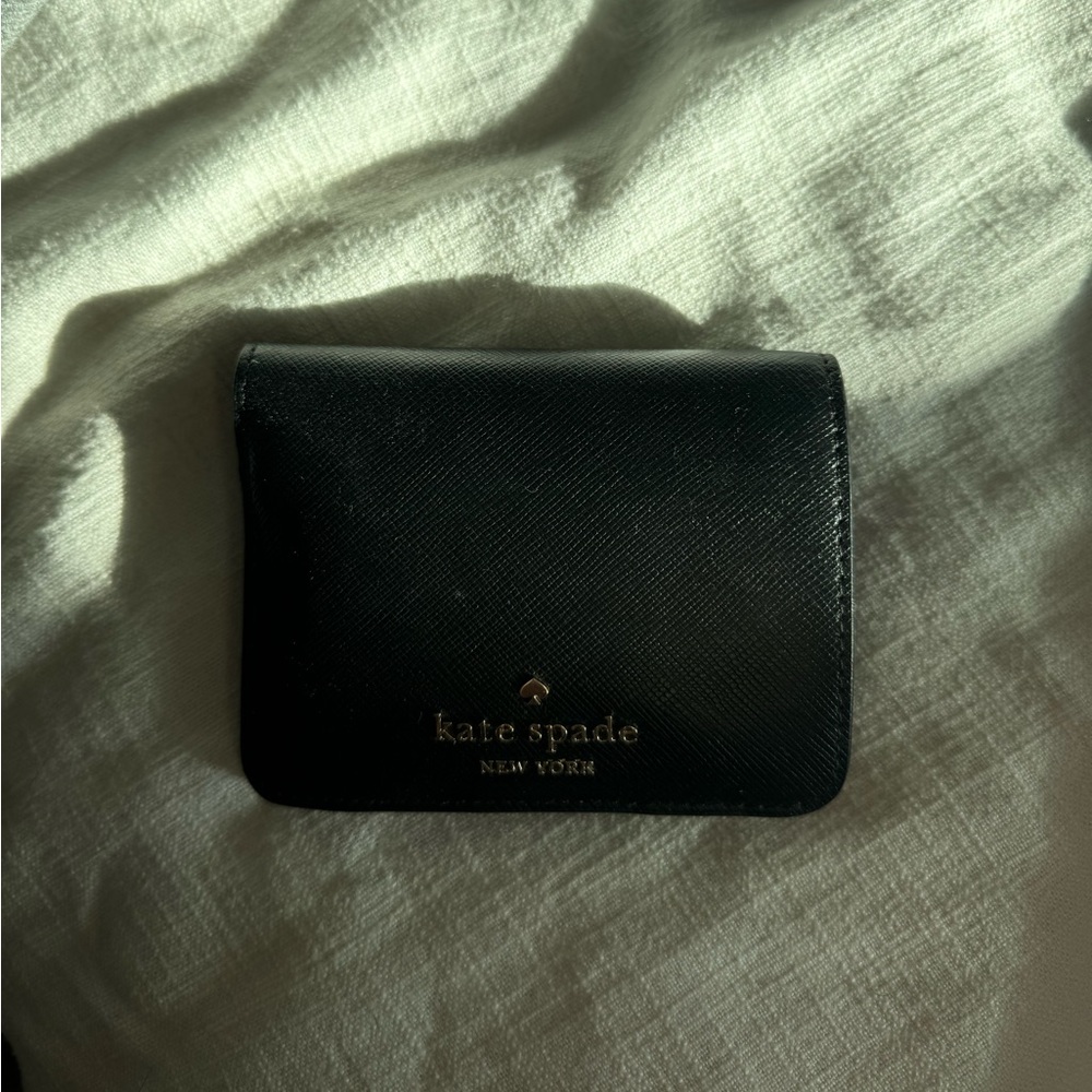 Kate Spade small/medium compact black wallet